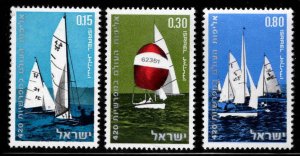 ISRAEL Scott 419-421 MNH** Racing Yacht stamp set