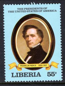 Liberia 821 Franklin Pierce MNH VF