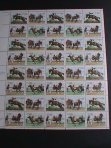 ​UNITED STATES-1993-SC#2756-9- SPORTING HORSES -MNH FULL SHEET VERY FINE