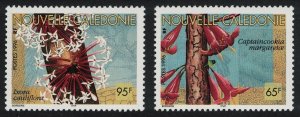 New Caledonia 'Captaincookia margaretae' Flowers 2v 1996 MNH SG#1057-1058