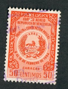 Venezuela #676 used single