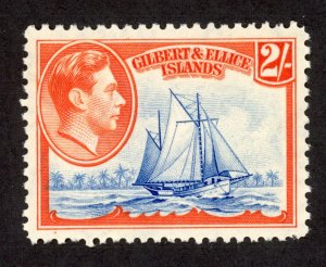 Gilbert & Ellice Islands 49 MH 1939 2sh