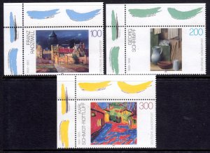 Germany 1995 Paintings Complete Mint MNH Set SC 1878-1880