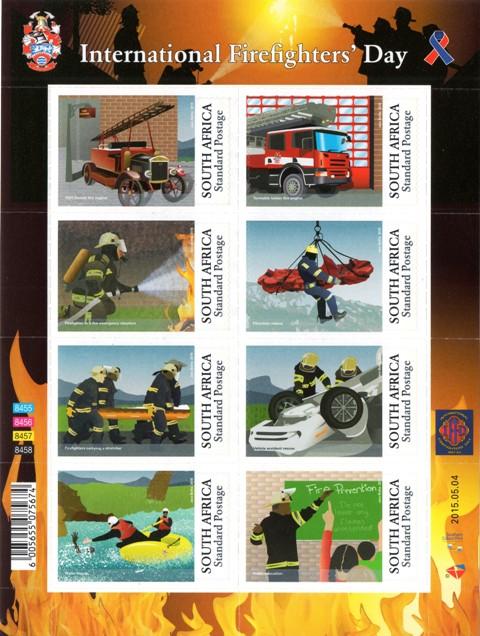 South Africa - 2015 International Firefighters Day MNH**