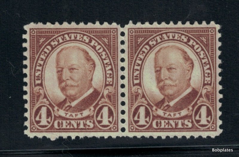 BOBPLATES #685 Taft Pair F-VF H SCV=$1.6