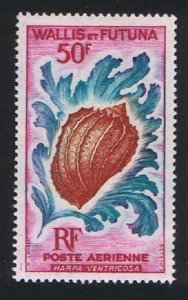 Wallis and Futuna Ventral Harp Shell 1963 MNH SC#C18 SG#179