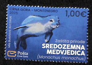 Montenegro 2025, Monk seal 1v, MNH