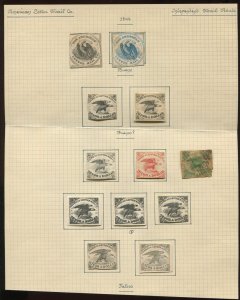 5L1-5L3 AMERICAN LETTER MAIL CO.  REFERENCE LOT OF 49 STAMPS L5012H