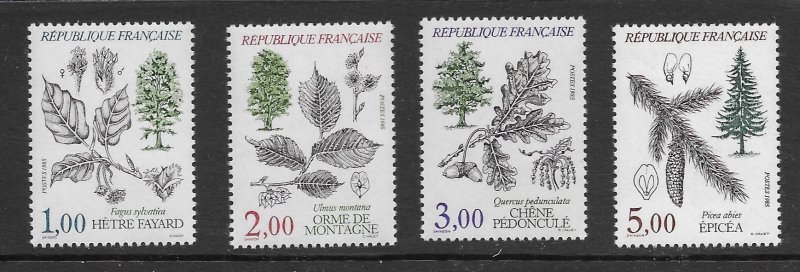 France 1984-87  1985 set 4  vf nh