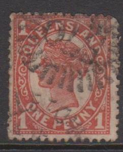 Queensland Sc#113 or 131 Used unable to determine watermark