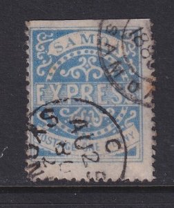 Samoa, Scott 1a (SG 10), used, Sydney transit cancel