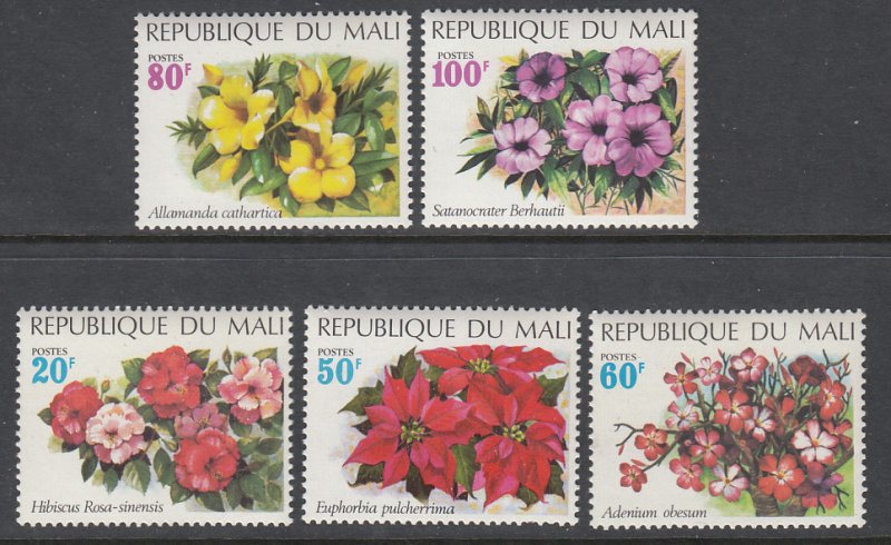 Mali 162-166 Flowers MNH VF