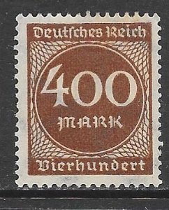 Germany 232: 400m Numeral, MH, F-VF