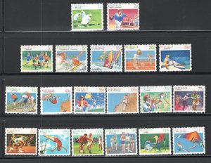 Australia  SC# 1106-1124  VF Mint (NH),   CV 23.60  ....   0331019/96