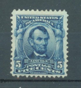 USA 1903 Lincoln 5c sg.310 MH