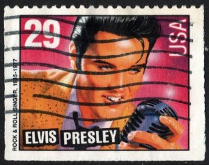 SC#2731 29¢ American Music Series: Elvis Presley Booklet Single (1993)  Used