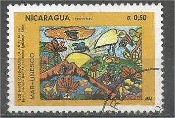 NICARAGUA, 1984, CTO 50c, UNESCO Scott 1378