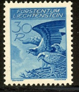 Liechtenstein # C12, Mint Hinge. CV $ 22.50