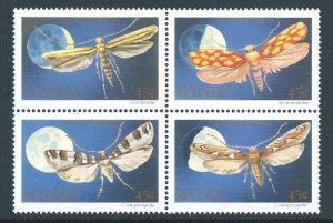 Micronesia #127-30 NH Moths (Block of 4)