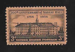 SC# 1083 - (3c) - Nassau Hall, used single