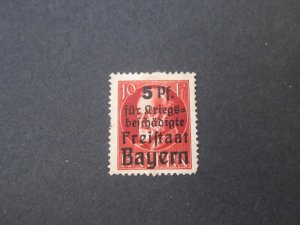 Germany Bavaria 1919 Sc B1 FU