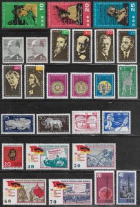 Germany GDR 1965 Year set MH