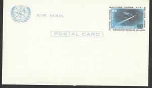 UN-NY # UXC4    6c Airmail Postal Card - Mint  (1)