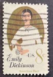 US #1436 Used F/VF 8c Emily Dickinson - American Poet 1971 [G6.2.2]