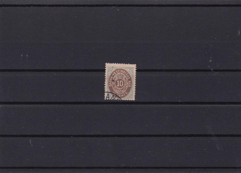 danish west indies 1873 cat £180 used  stamp ref r9681