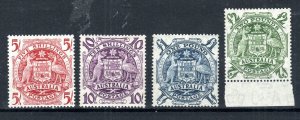 Australia 1948-56 5s to Commonwealth Coat of Arms SG 224a-24d MLH/MH