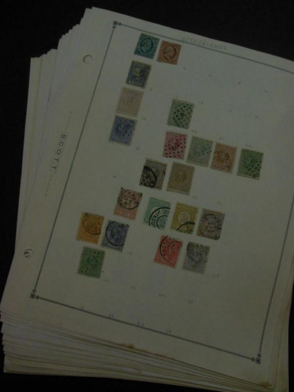 EDW1949SELL : NETHERLANDS & COLONIES Mint & Used collection, all diff on pages.