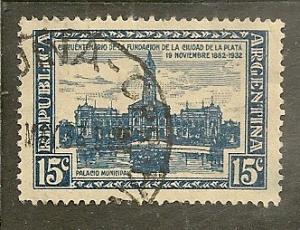 Argentina        Scott 411    Municipal Palace    Used