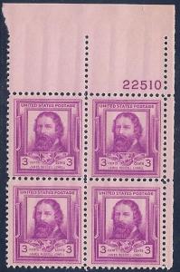 MALACK 866  F-VF OG NH (or better) Plate Block of 4 ..MORE.. pbs866
