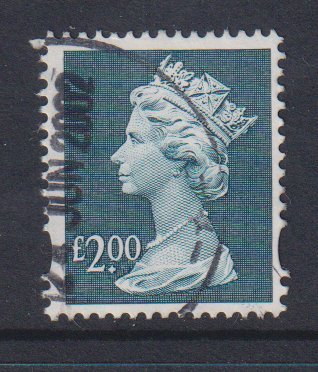 Great Britain  #MH281  used  1999  Machin £2