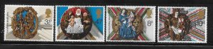 Great Britain 1974 Christmas Sc 732-735 MNH A1827