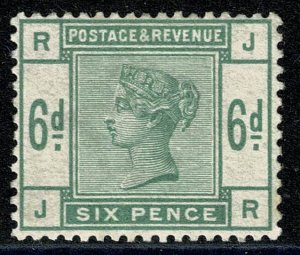 GB SG 194. 6d green JR. Unmounted mint.