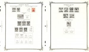 Penrhyn Island Stamp Collection on 20 Scott Specialty Pages, 1902-1980