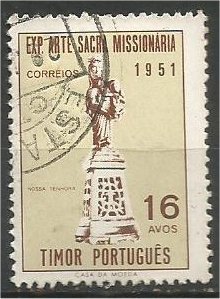 TIMOR, 1953, used 16a  Madonna Scott 276