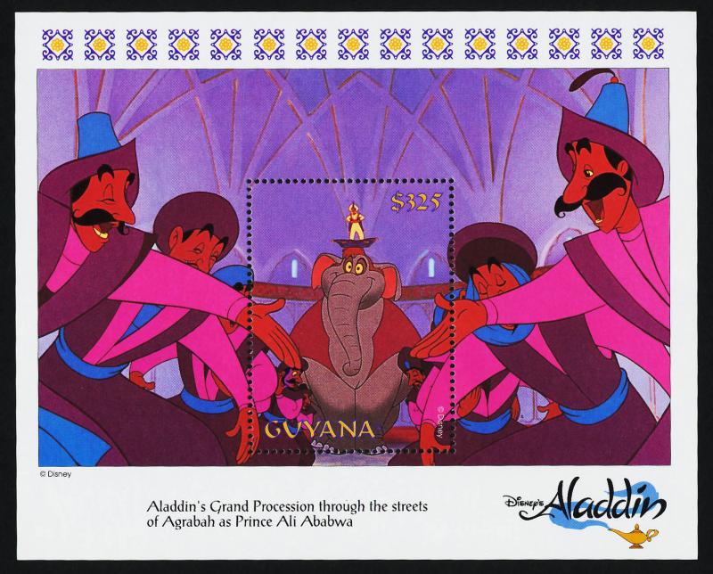 Guyana 2763 MNH Disney, Aladdin, Prince Ali Ababwa