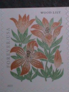 ​UNITED STATES-2022 MOUNTAIN FLOWERS-FIRST CLASS FOREVER MNH BOOKLET-20 STAMPS