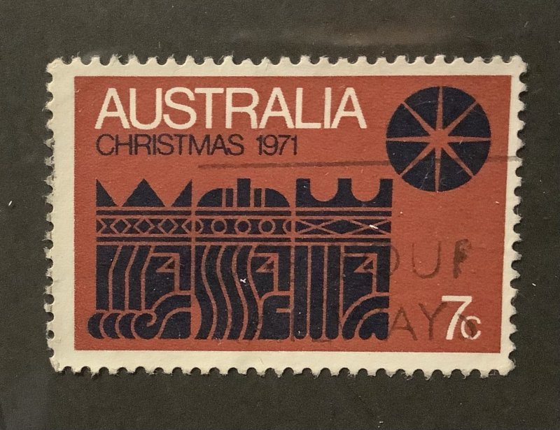 Australia 1971  Scott 508e used - 7c, Christmas