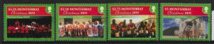 MONTSERRAT SG1497/500 2011 CHRISTMAS SET USED