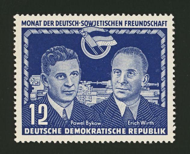 DDR Sc# 92 12 pf Stalin & Wilhelm Peick MLH