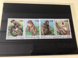 Republic De Guinea Monkeys 1998  used stamps Ref 55063