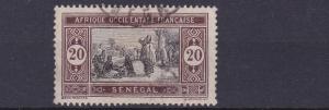 SENEGAL  1914 - 17   20C   GREY & BROWN      USED 