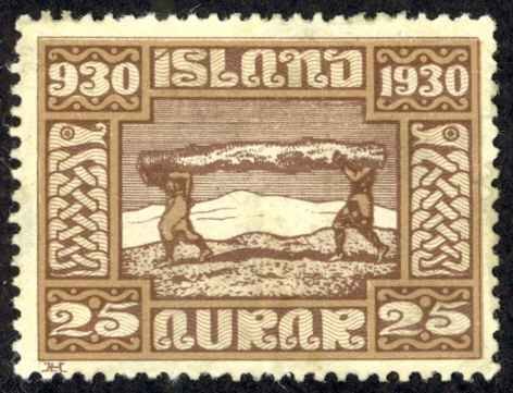 Iceland Sc# 158 MH 1930  a Definitives