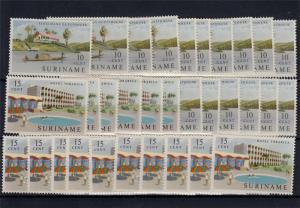 Suriname 1962 MNH Large Lot Blocks S/S Malaria Fund Hammarskjold 360+Stamps#C899