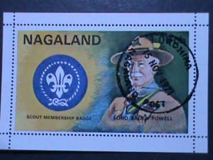 NAGALAND-1971 -LORD BADEN POWELL-SCOUT DAY-:CTO S/S VF  WE SHIP TO WORLDWIDE