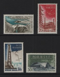 France   #920-923  MNH  1959  French technical achievements