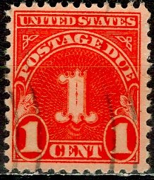 USA; 1931: Sc. # J80. O/Used Single Stamp